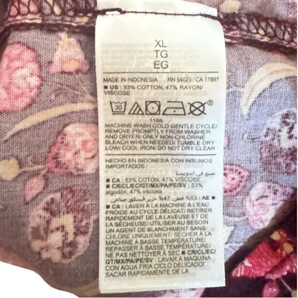 Old Navy Women's Whimsical Boho V-Neck Floral Swing Mini Dress Size XL Multi - Picture 9 of 10